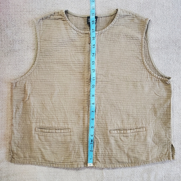 Eileen Fisher Zip Front Vest/Top - Picture 9 of 14